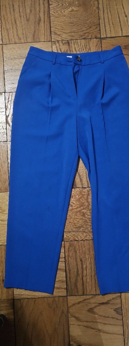 Primark Women’s Royal Blue Tailored Pants - Pockets - Size 10